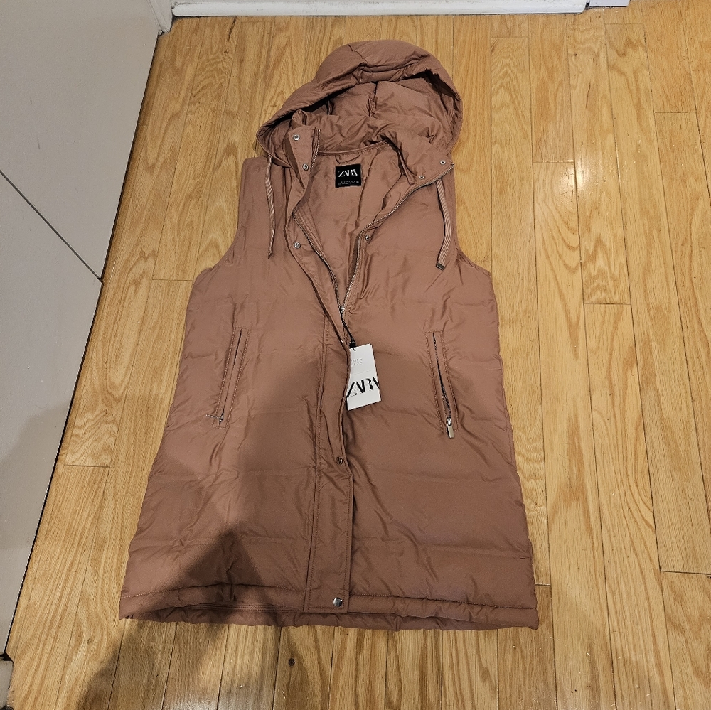 NWT Zara puffer vest